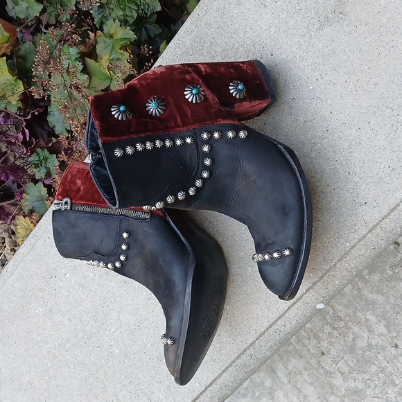 Double D by Old Gringo Tahoma Black Wine Sz 9 - Picture 7 of 16